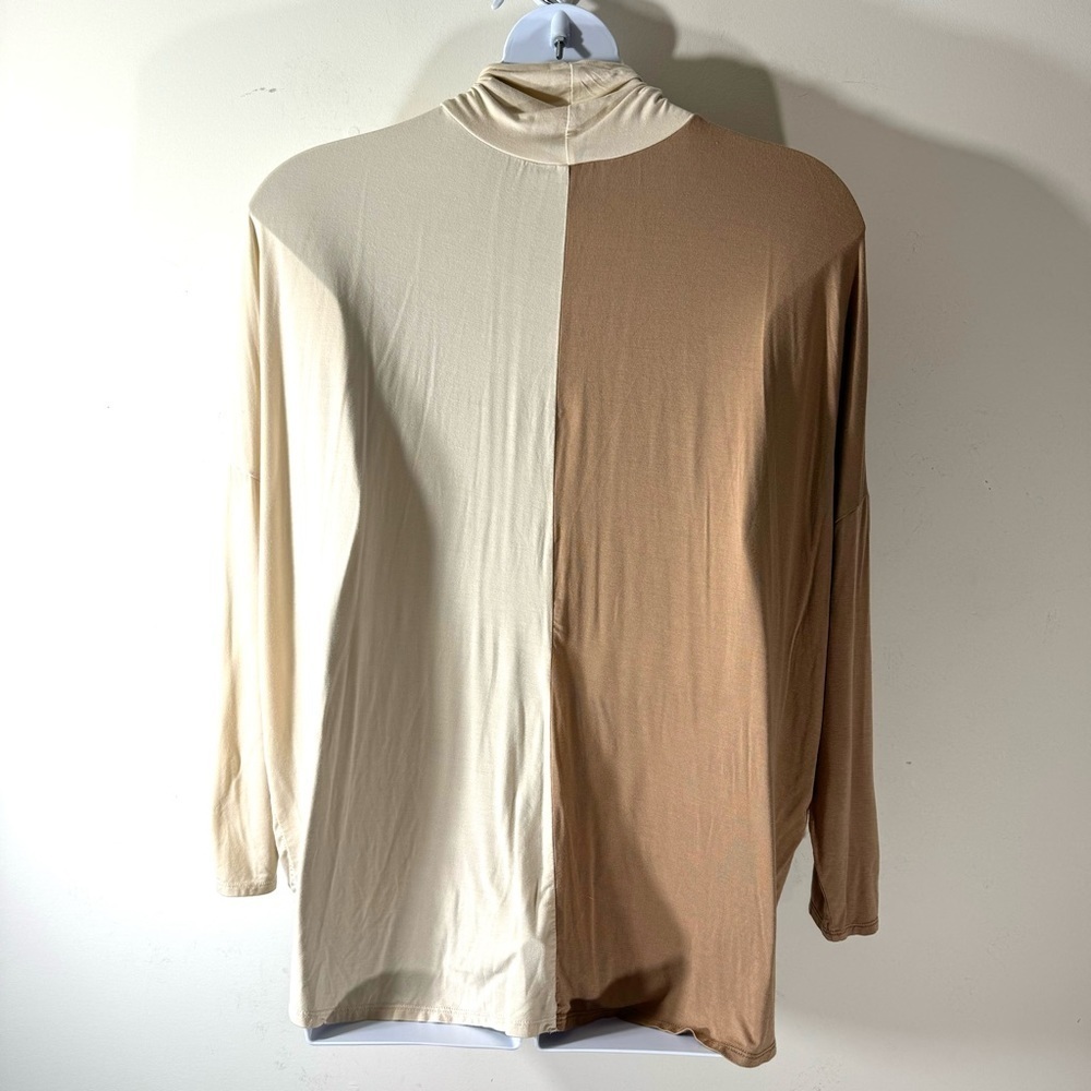 Wynne Layers Colorblock Unstructured Turtleneck - Picture 4 of 7